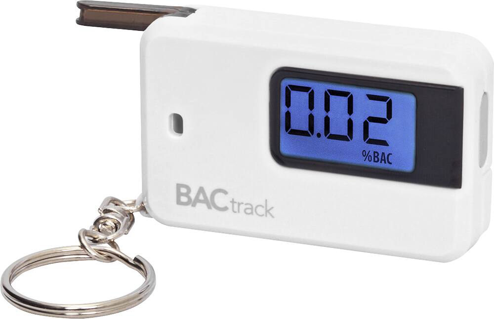 Alt View 14. BACtrack - Go Keychain Breathalyzer - White.