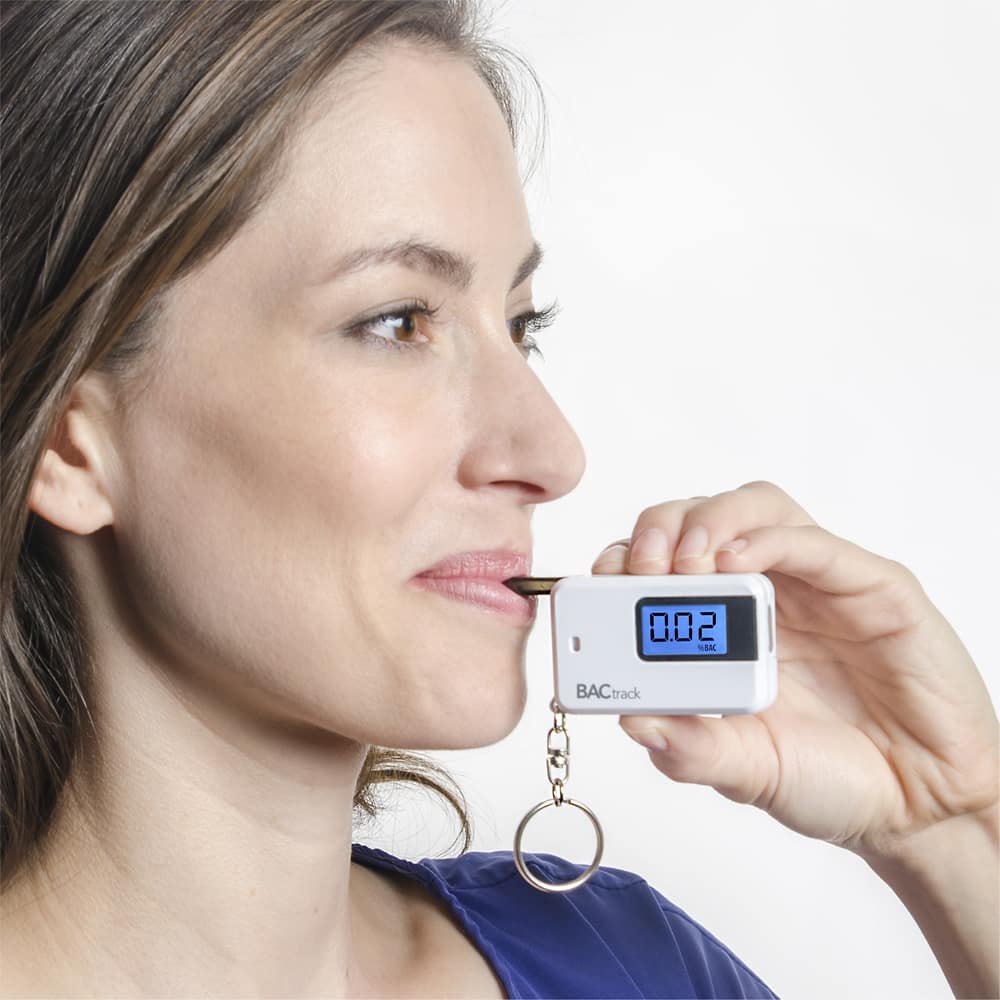 Alt View 15. BACtrack - Go Keychain Breathalyzer - White.