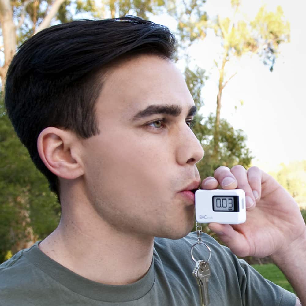 Alt View 17. BACtrack - Go Keychain Breathalyzer - White.