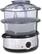 Angle Standard. T-Fal - Steam Cuisine Slow Cooker - Black and chrome.