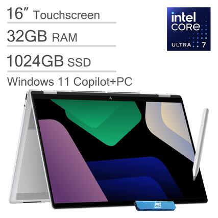 16" Touchscreen
32GB RAM
1024GB SSD
Windows 11 Copilot+PC
Intel Core Ultra 7