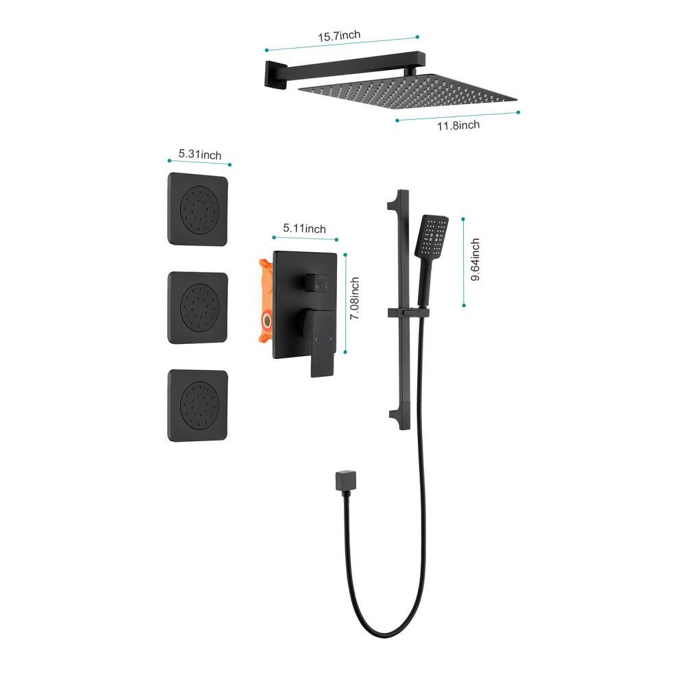 15.7 inch  
11.8 inch  
5.31 inch  
5.11 inch  
7.08 inch  
9.64 inch