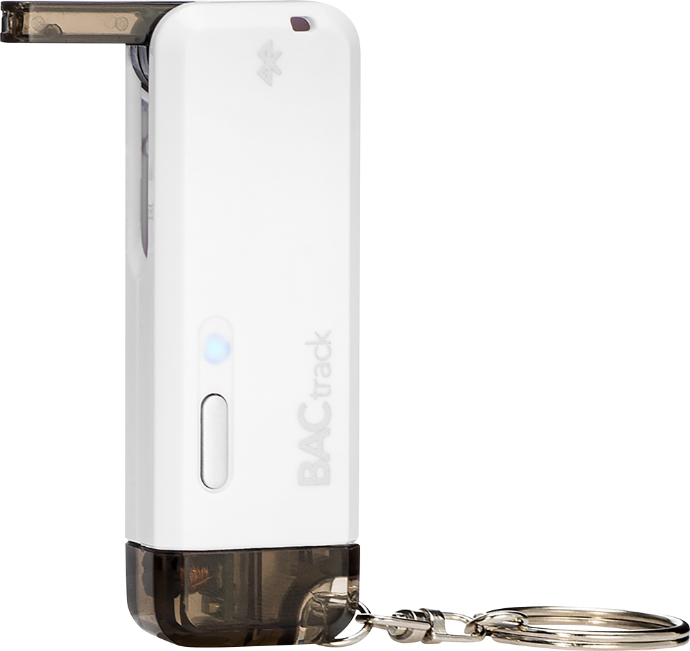 Angle View: BACtrack Vio Smartphone Keychain Breathalyzer for iPhone and Android Devices