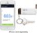 Alt View Zoom 13. BACtrack - Vio Smartphone Keychain Breathalyzer for Apple® iPhone® and Most Android Devices - White.