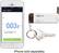 Alt View 13. BACtrack - Vio Smartphone Keychain Breathalyzer for Apple® iPhone® and Most Android Devices - White.