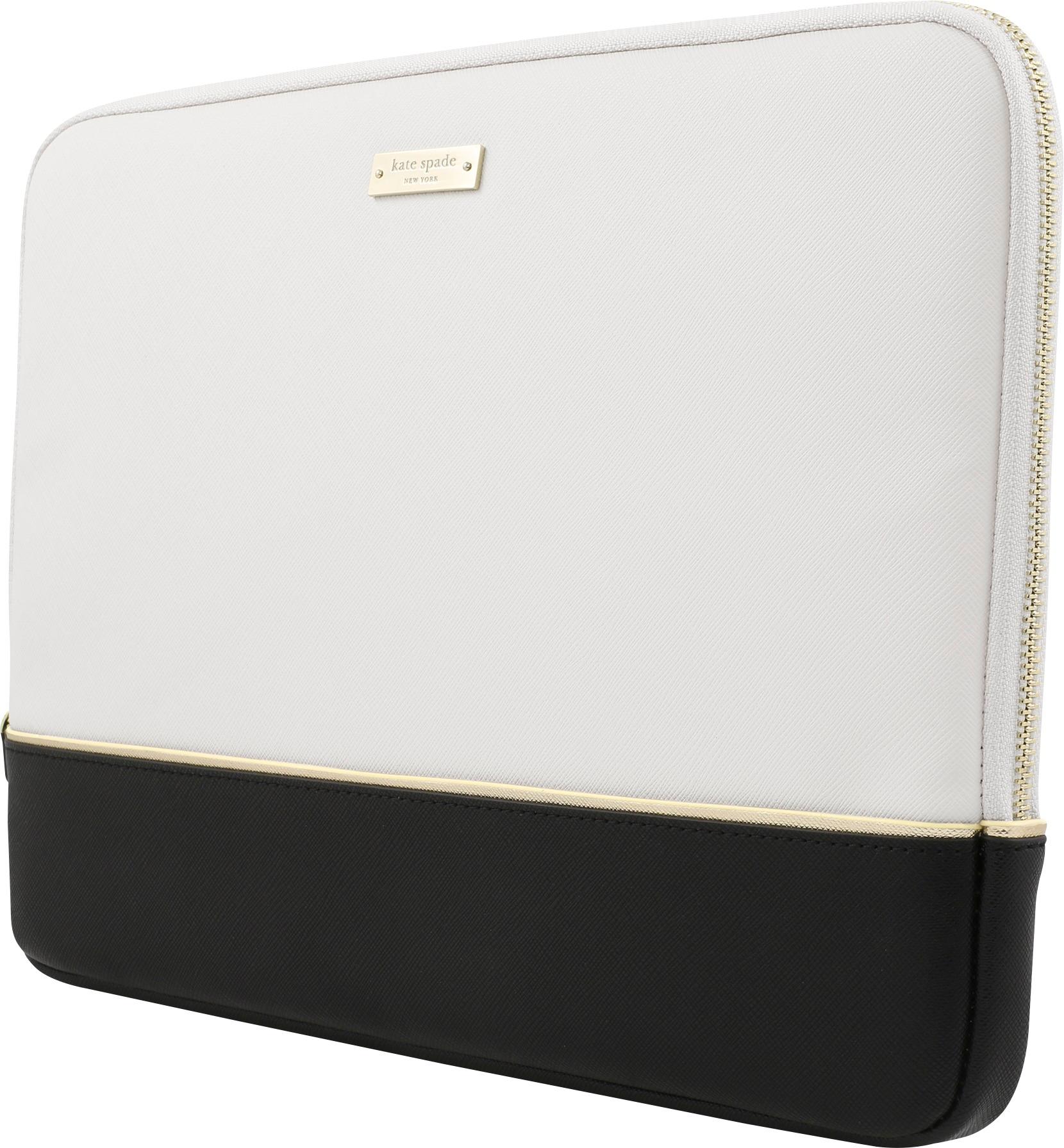 Best Buy: kate spade new york Laptop Sleeve Black/Gold/Cement KSMB-019-BCG