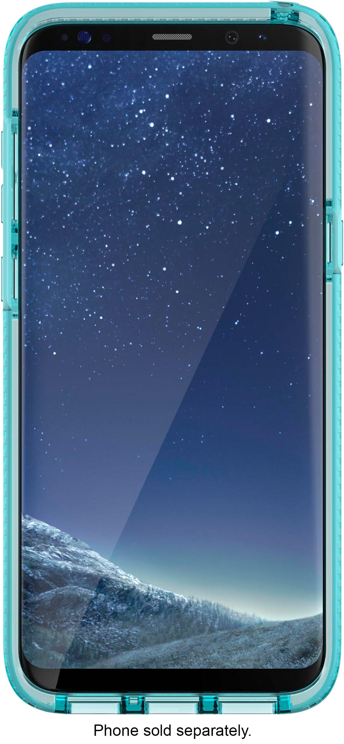 Best Buy: Tech21 Evo Check Case for Samsung Galaxy S8+ Light Blue/White ...