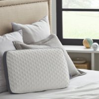 Sealy - Memory Foam Bed Pillow - White - Front_Zoom