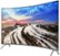 Left. Samsung - 55" Class - LED - Curved - MU8500 Series - 2160p - Smart - 4K UHD TV with HDR - Gray.