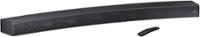Angle Zoom. Samsung - 3-Channel Hi-Res Curved Soundbar with Built-in Subwoofer - Dark Titan/Sterling Silver.