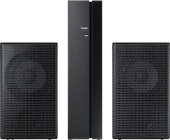 Samsung - Wireless Rear Loudspeakers - works with select Samsung soundbars (Pair) - Black - Front_Zoom