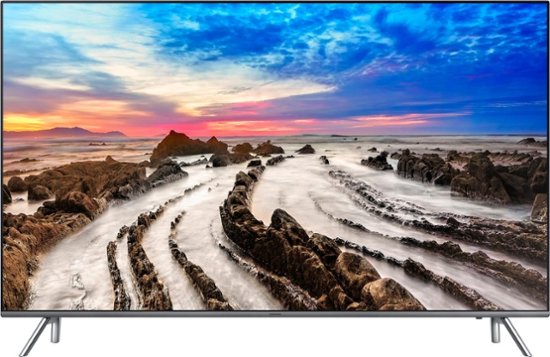 Samsung - 55" Class (54.6" Diag.) - LED - 2160p - Smart - 4K Ultra HD TV with High Dynamic Range - Front_Zoom