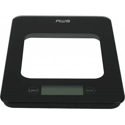 Angle. American Weigh Scales - CAMEO Digital Kitchen Scale - Black.