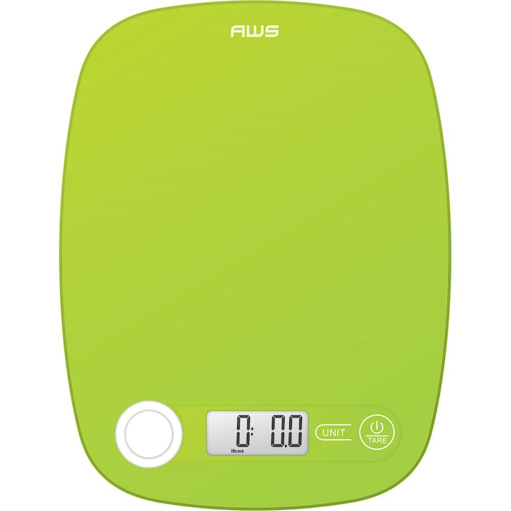 Best Buy: American Weigh Scales CITRON Digital Kitchen Scale Lime Green ...