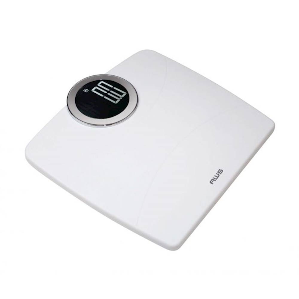 Best Buy: American Weigh Scales Digital Bathroom Scale White 396LUMA