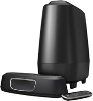 Polk Audio - MagniFi Mini Home Theater Compact Sound Bar with Wireless Subwoofer - Black - Front_Zoom