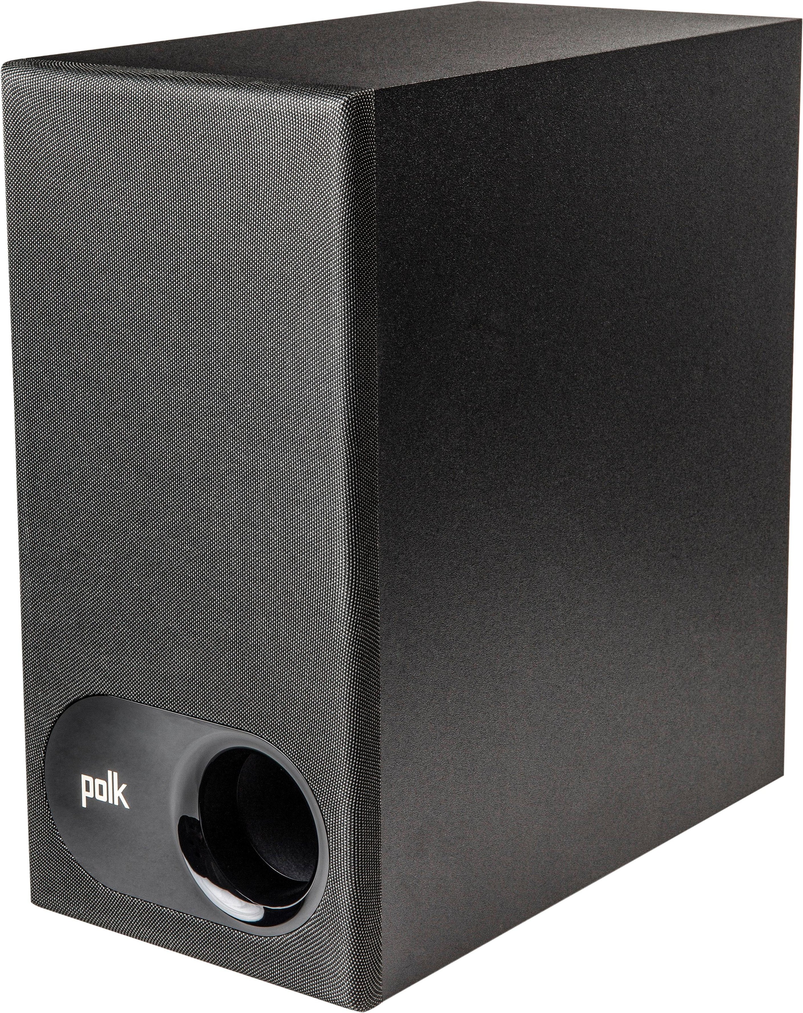 2.1-Channel Soundbar System with 5-1/4" Wireless Subwoofer Polk Audio Black