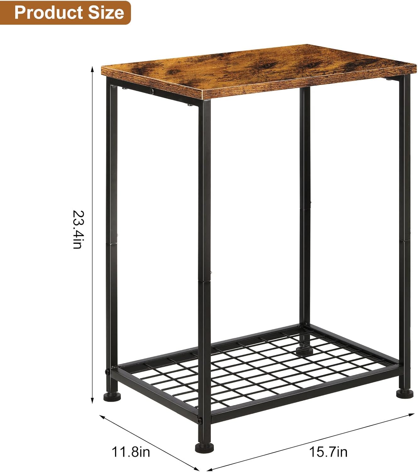 Product Size: 23.4in x 11.8in x 15.7in