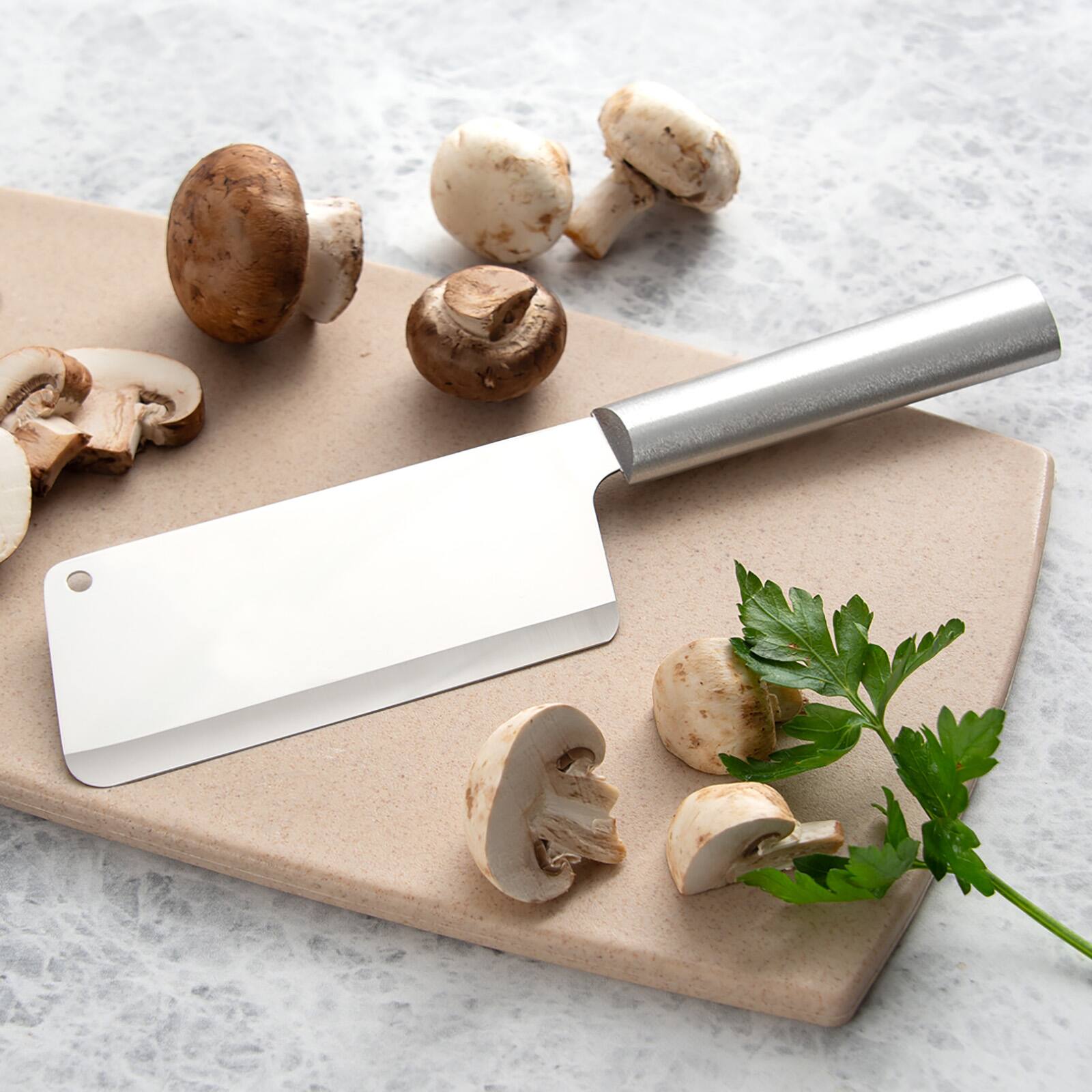 Alt View 1. Rada - 5.25 Inch Chef's Dicer Knife, Aluminum Handle - Silver.