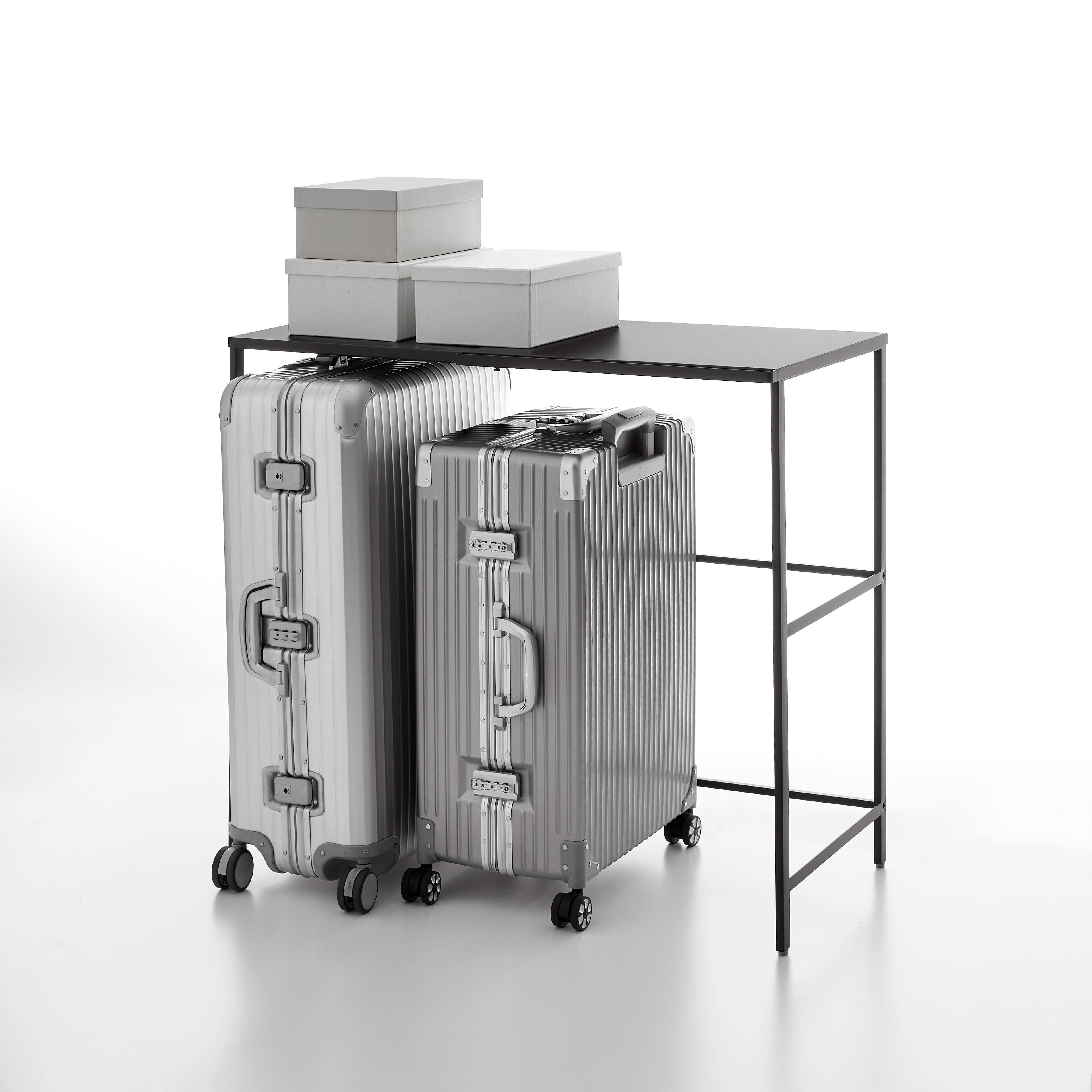 Yamazaki Home - Expandable Suitcase Rack - Steel - Black price history on PriceWatchPro