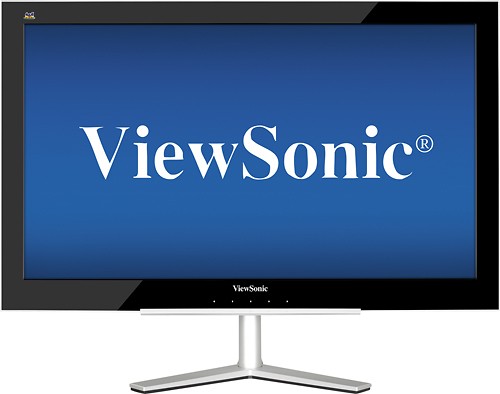  ViewSonic - 24&quot; Widescreen Flat-Panel LED HD Monitor - Black