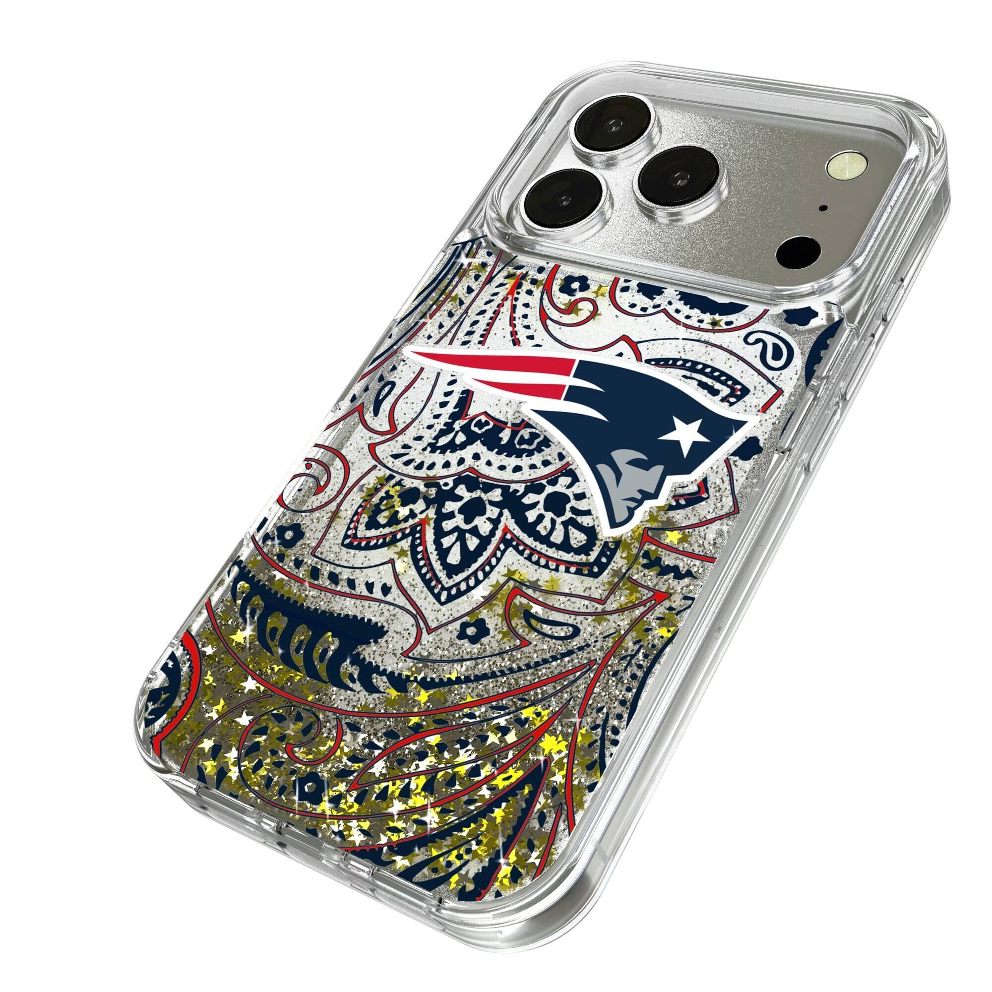 Alt View 1. Keyscaper - iPhone Paisley Design Glitter Case - 14 Pro Max - Multicolor.
