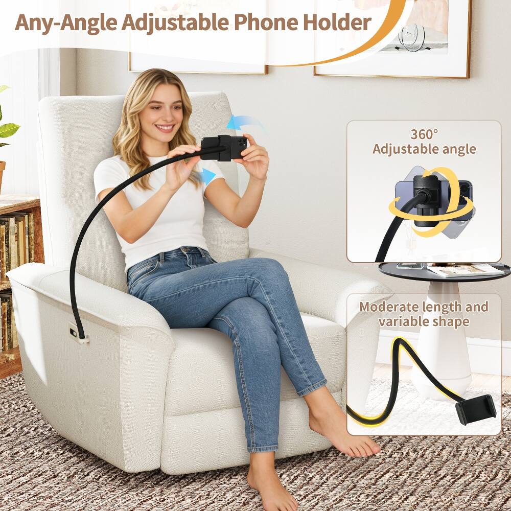 Any-Angle Adjustable Phone Holder

360° Adjustable angle

Moderate length and variable shape