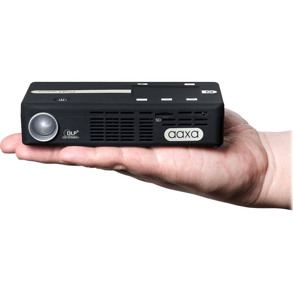 Best Buy: Aaxa P4-x Android Pico Smart Wvga Dlp Projector Soft Black Kp 