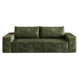 Boyel Living - Green 3 Seat Fabric Sofa 70.9-in L x 35.5-in W x 23.2-in H - Green