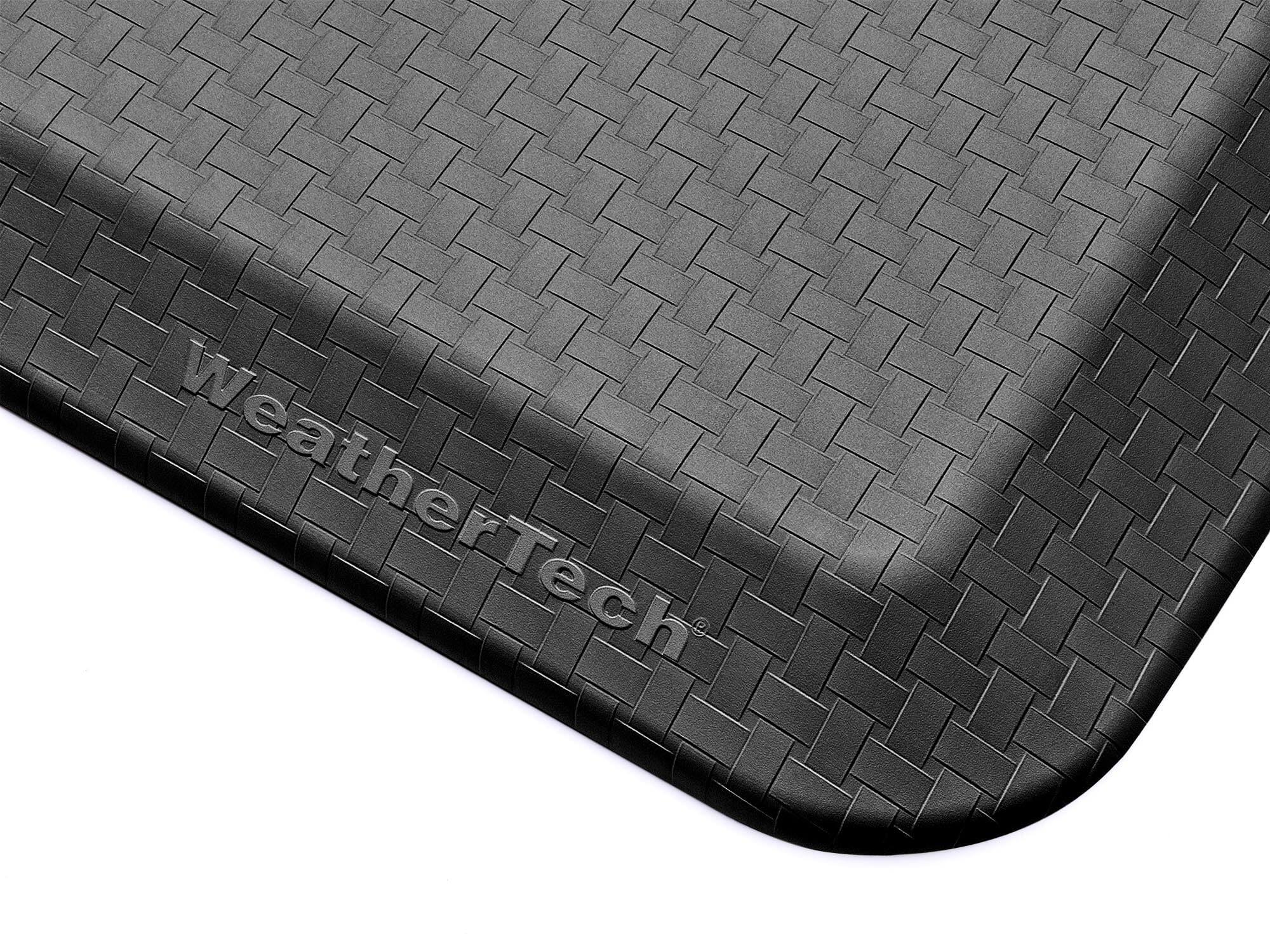 Alt View 1. WeatherTech - ComfortMat | 24" x 36" Anti-Fatigue Mat, 3/4" Thick, Slip Resistant, Easy to Clean – Woven Pattern – Grey - Grey.