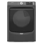 Maytag - 7.3 Cu. Ft. Stackable Electric Dryer with Extra Power Button - Volcano Black