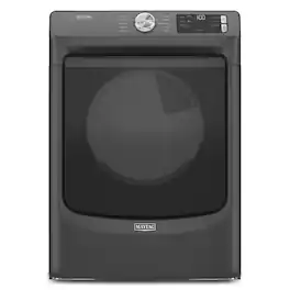 Maytag - 7.3 Cu. Ft. Stackable Electric Dryer with Extra Power Button - Volcano Black