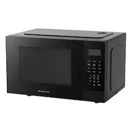Frigidaire - 0.9 Cu Ft 900W Countertop Microwave, Glass Turntable - Black