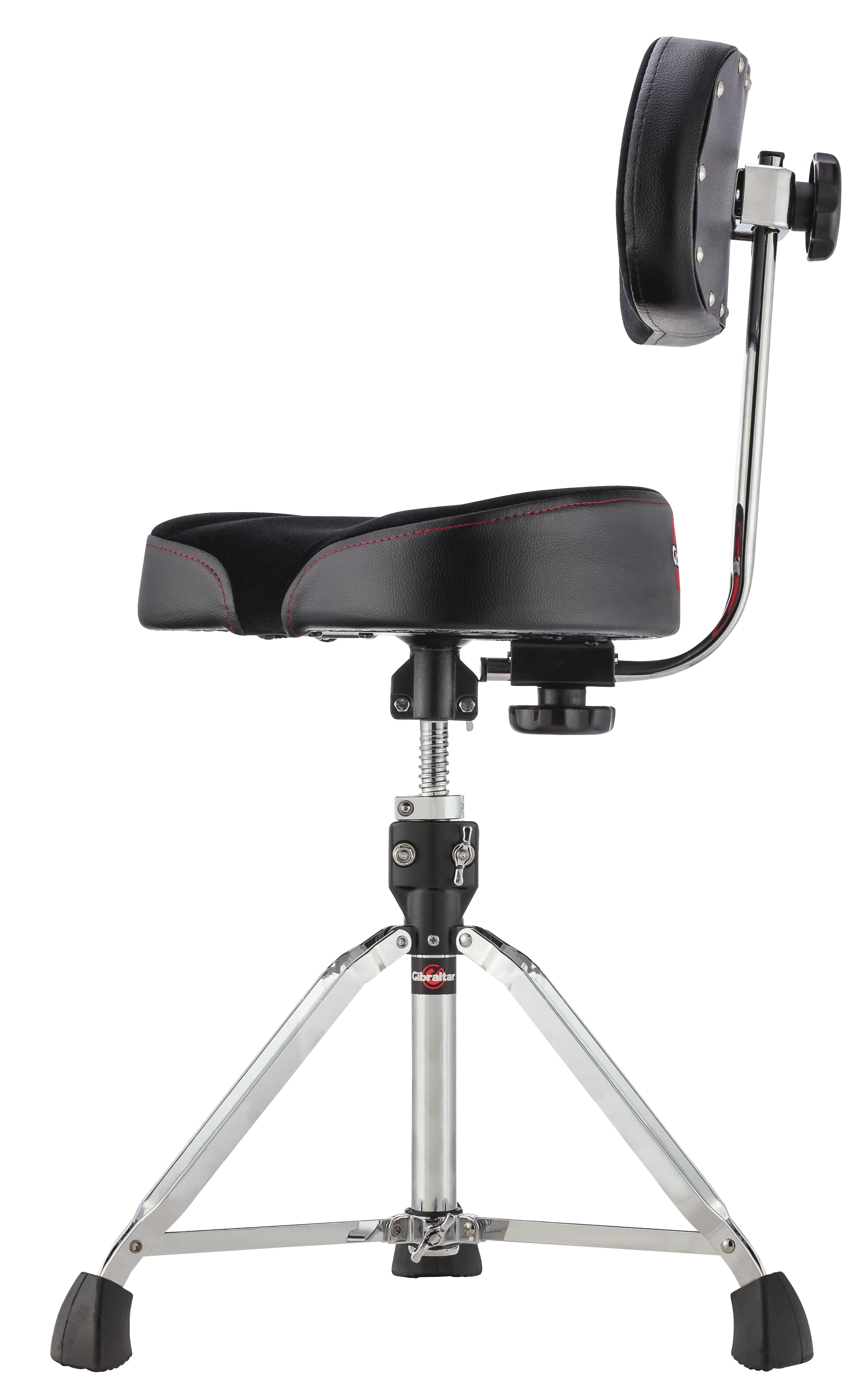 Gibraltar Hardware - Drum Throne with Adjustable Height Motorcycle Seat & Backrest, Double-Braced Drum Stool, Comfortable Supportive Cushion price history on PriceWatchPro