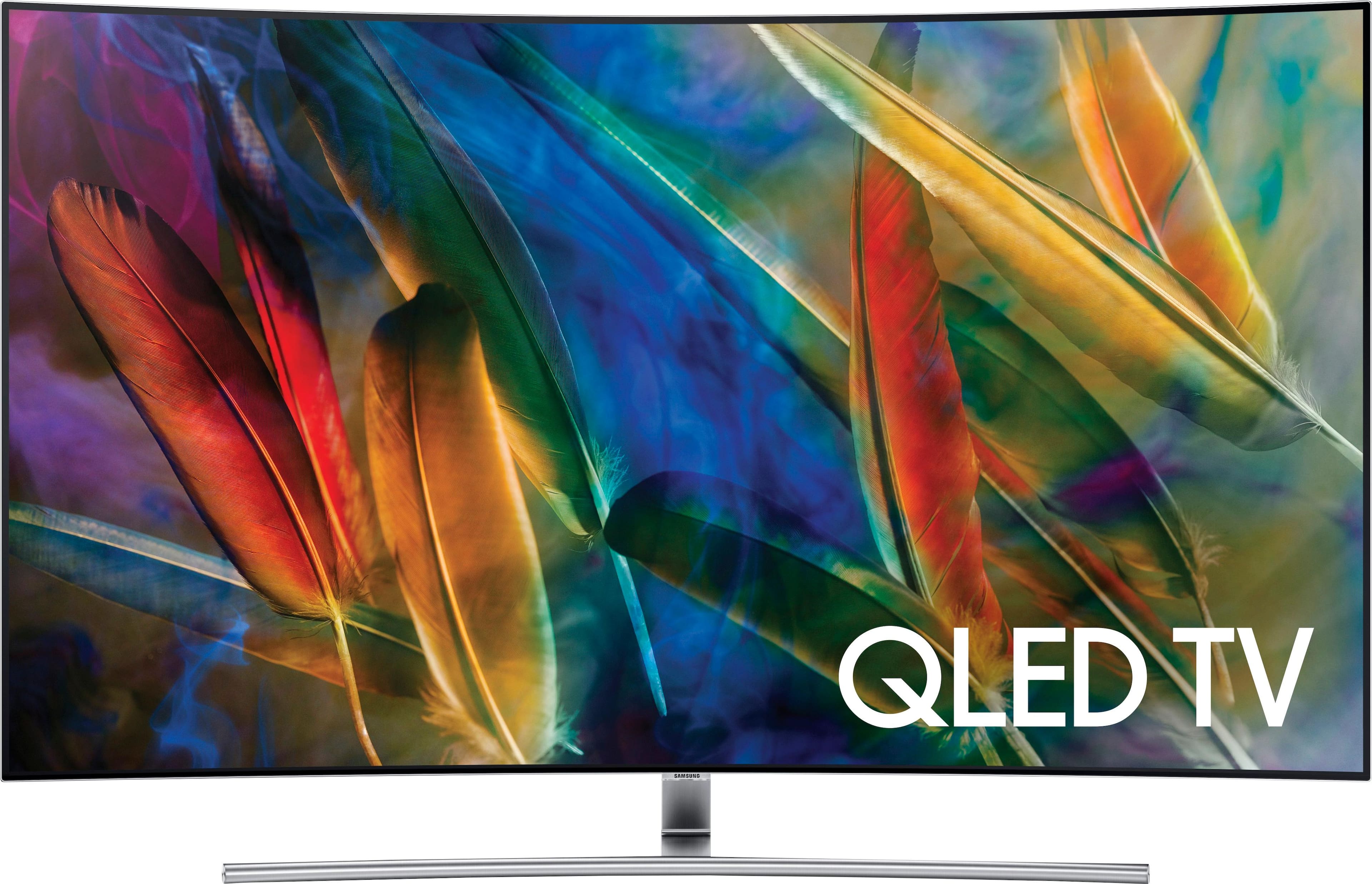 Samsung - 65" Class (64.5" Diag.) - LED - Curved - 2160p - Smart - 4K Ultra HD TV with High Dynamic Range - Larger Front