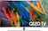 Front. Samsung - 65" Class - LED - Curved - Q7C Series - 2160p - Smart - 4K UHD TV with HDR - Silver.