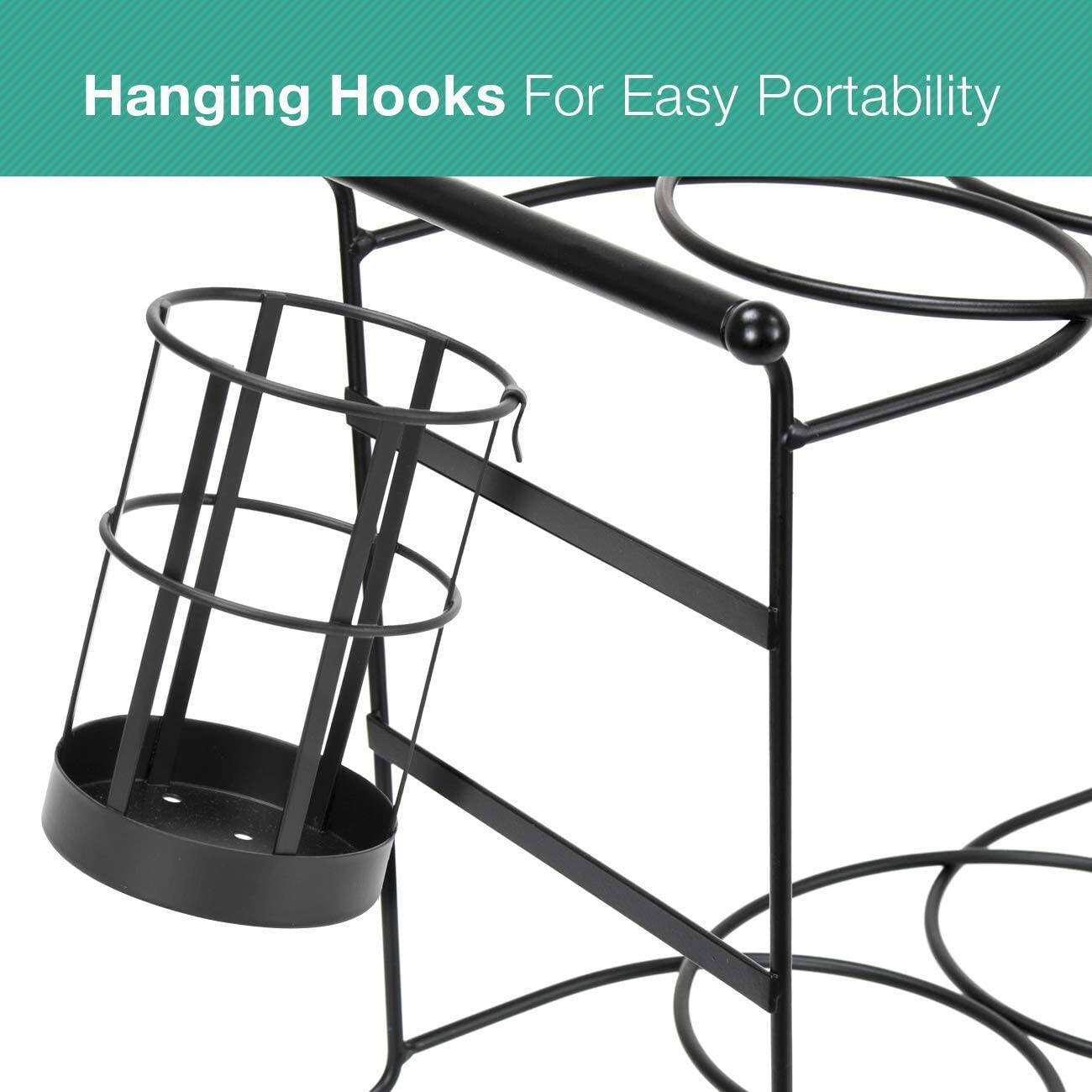 Hanging Hooks For Easy Portability