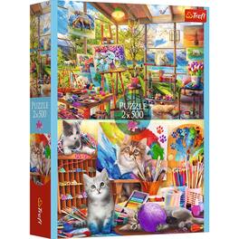 Trefl - The Art of Painting 2 x 500 Piece Puzzle