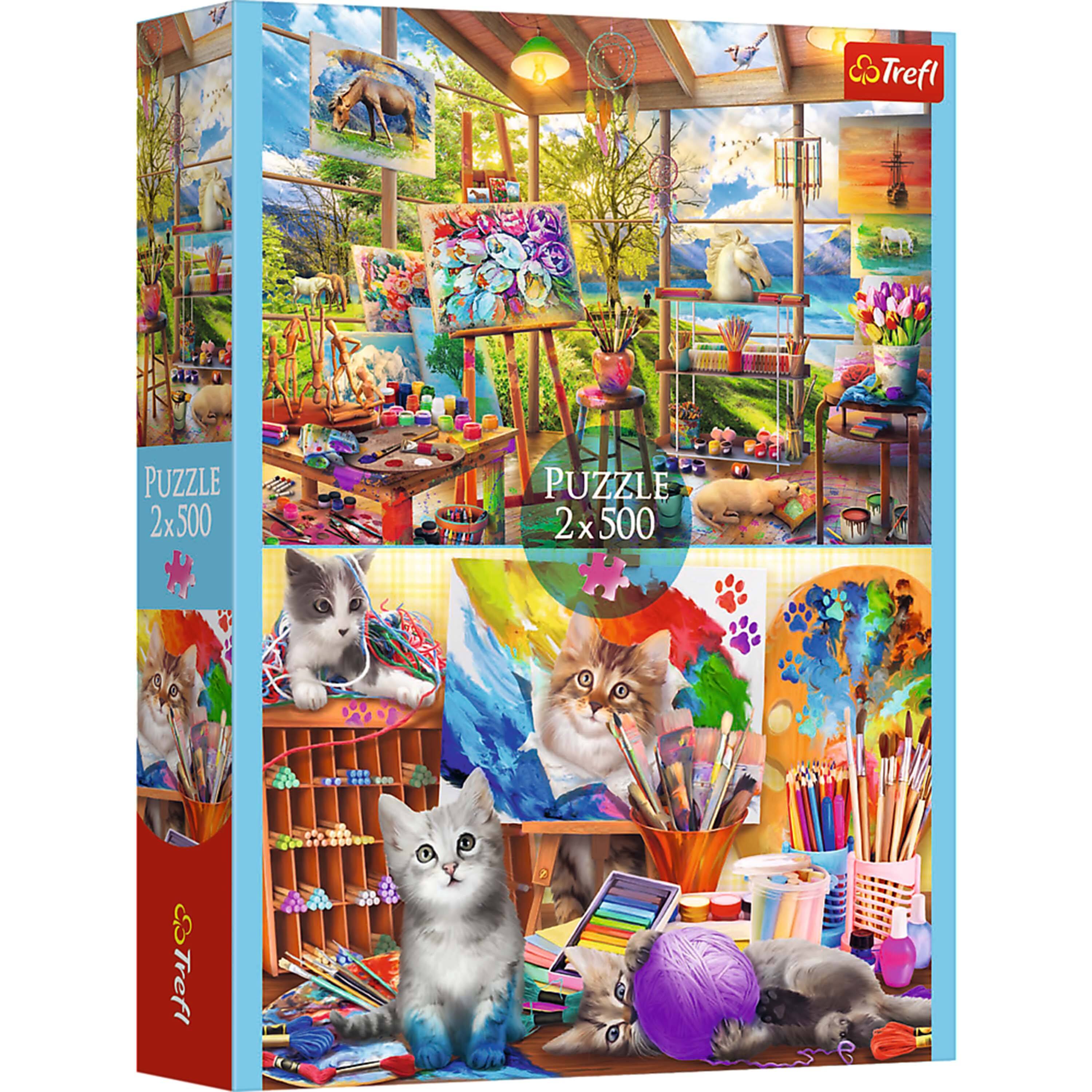 Trefl  
PUZZLE 2x500  
PUZZLE 2x500