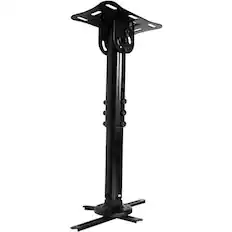 Front. Kanto - Universal Projector Ceiling Mount - Black.