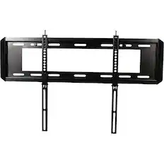 Front. Kanto - Fixed TV Wall Mount for Most 37" - 70" TVs - Black.