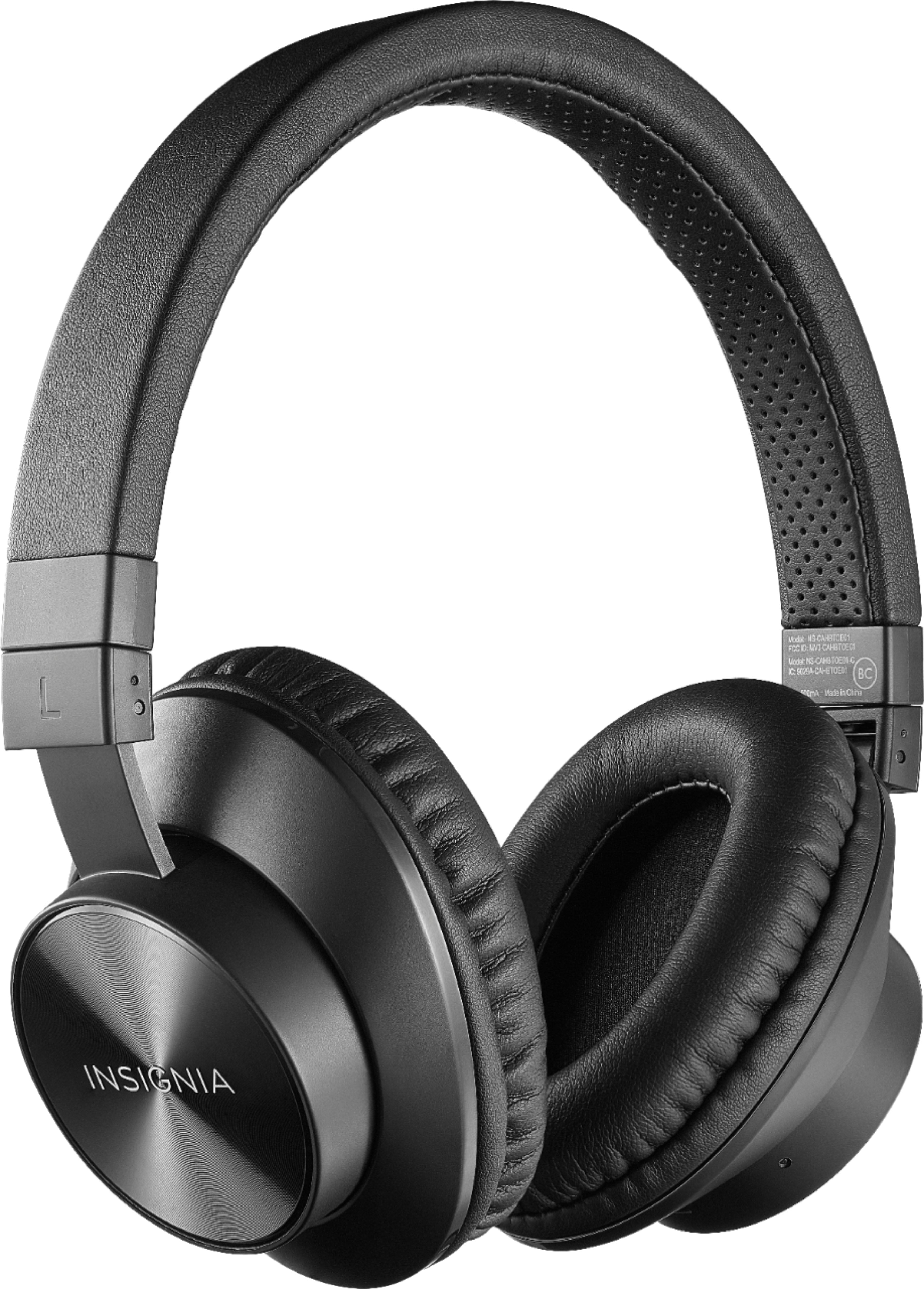 Insignia Wireless Over the Ear Headphones Black NS Best Buy