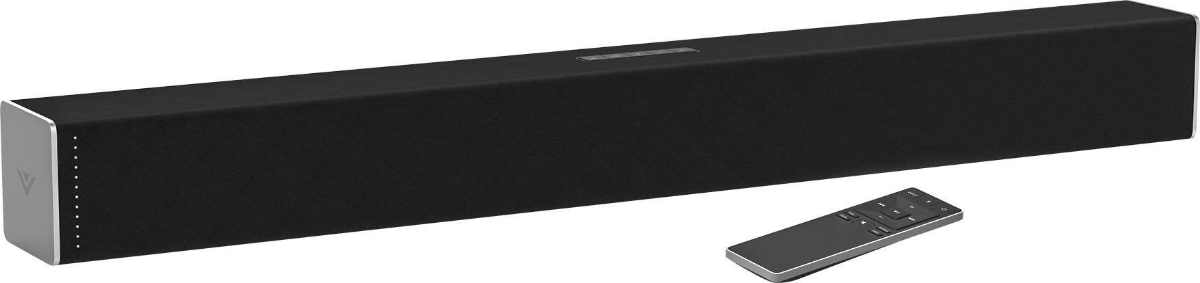 Front. VIZIO - Refurbished 2.0-Channel Soundbar with Digital Amplifier - Black.