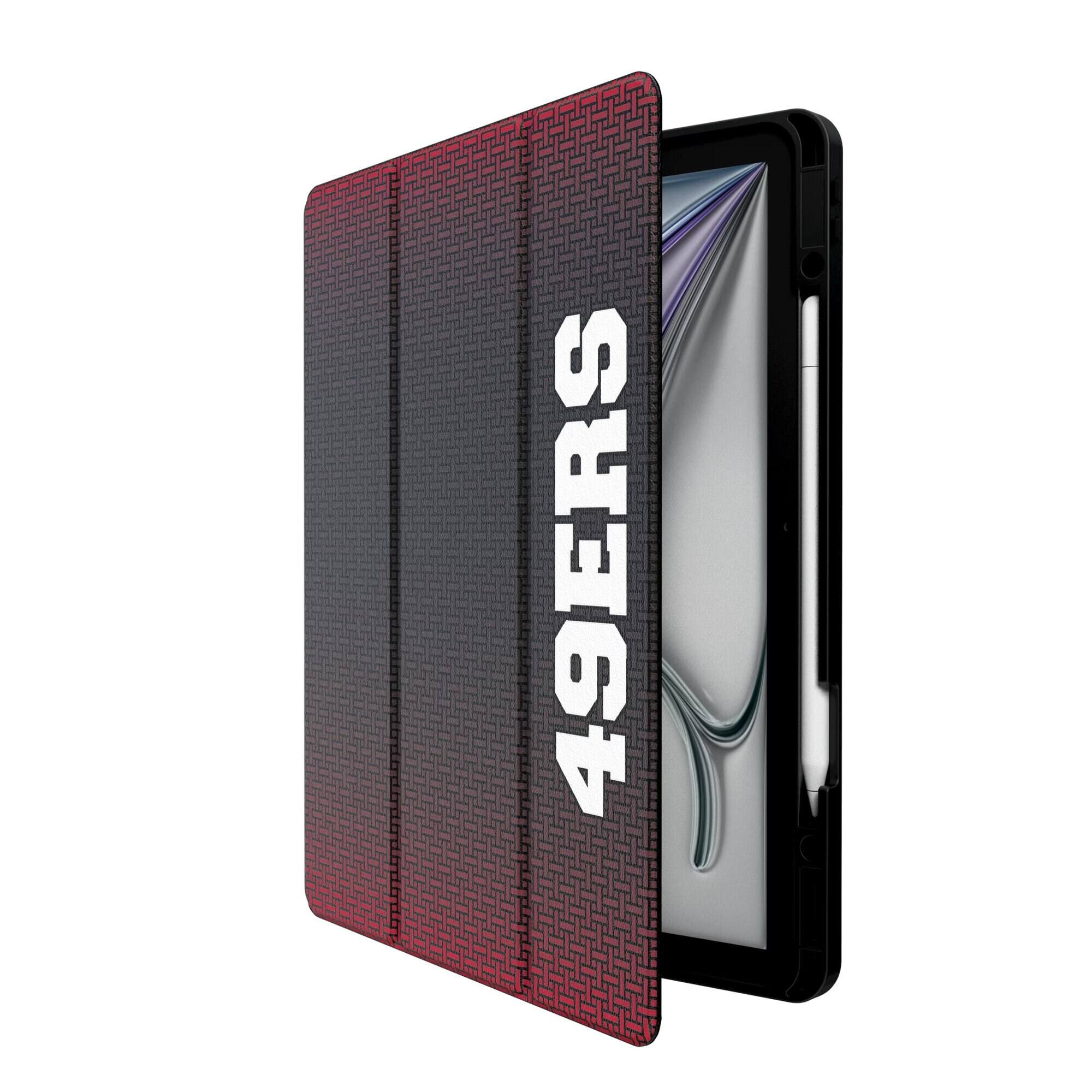 Alt View 1. Keyscaper - San Francisco 49ers iPad Case - 13in Pro M4 - Black.