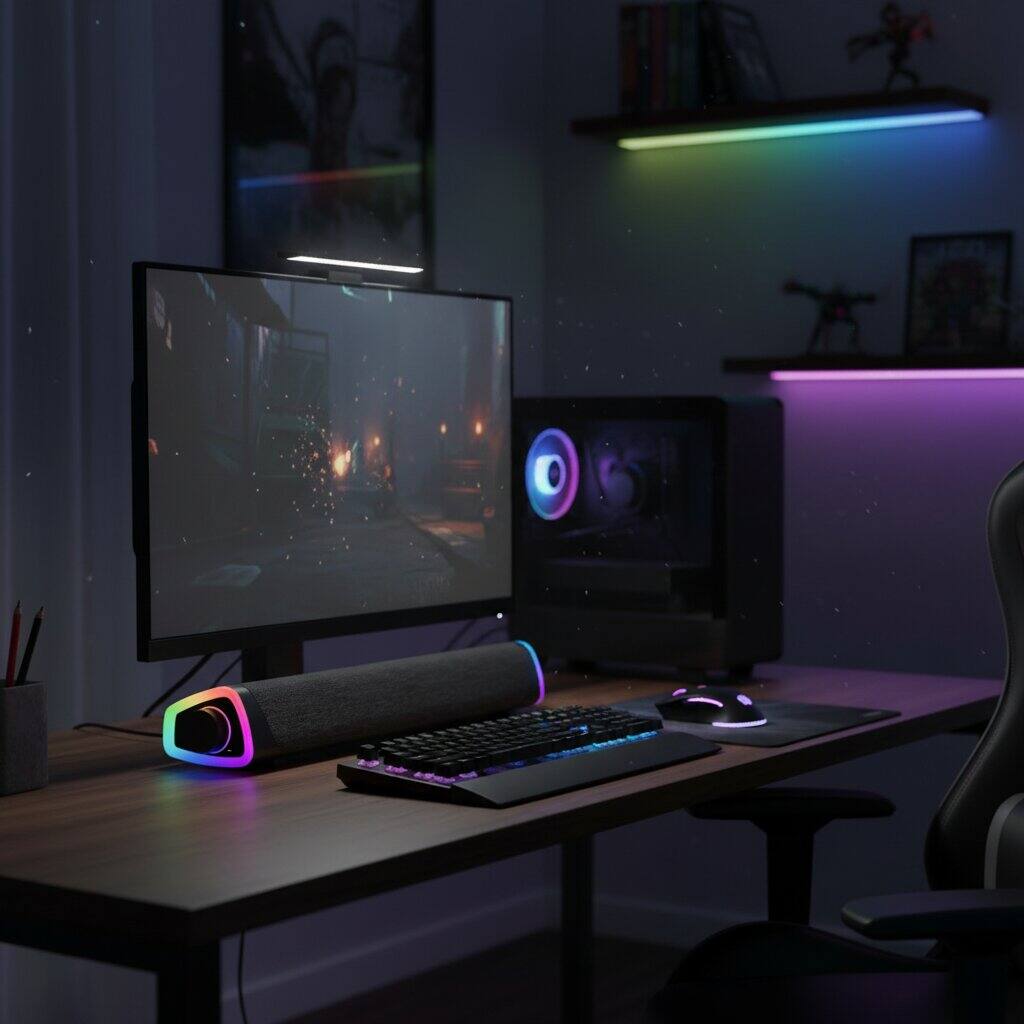 Alt View 3. Dazzed Corner - Gray Bluetooth Computer Speakers - Black.