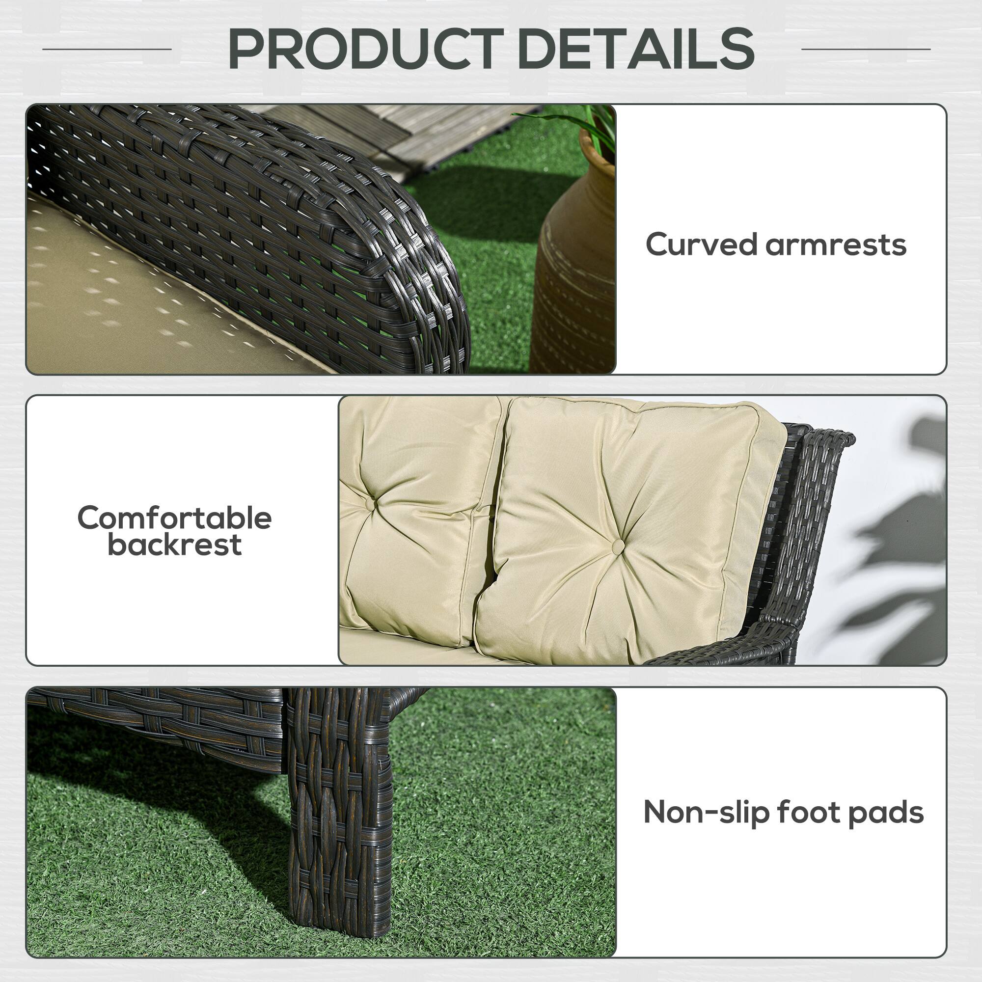PRODUCT DETAILS

- Curved armrests
- Comfortable backrest
- Non-slip foot pads