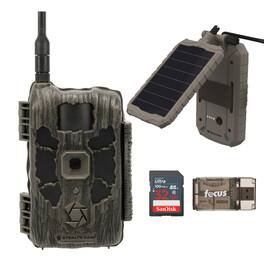 Stealth Cam - 40MP Deceptor Max Cellular Trail Camera with Solar Power Panel Battery Pack
