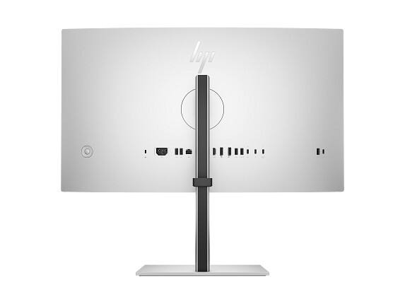 Left. HP - HP 727pm 27" Class 4K UHD LCD Monitor - 27" Viewable - 3840 x 2160 - Black.