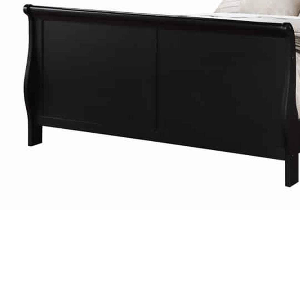 Alt View 1. Manhattan Lane - Classy Twin Bed - Black.
