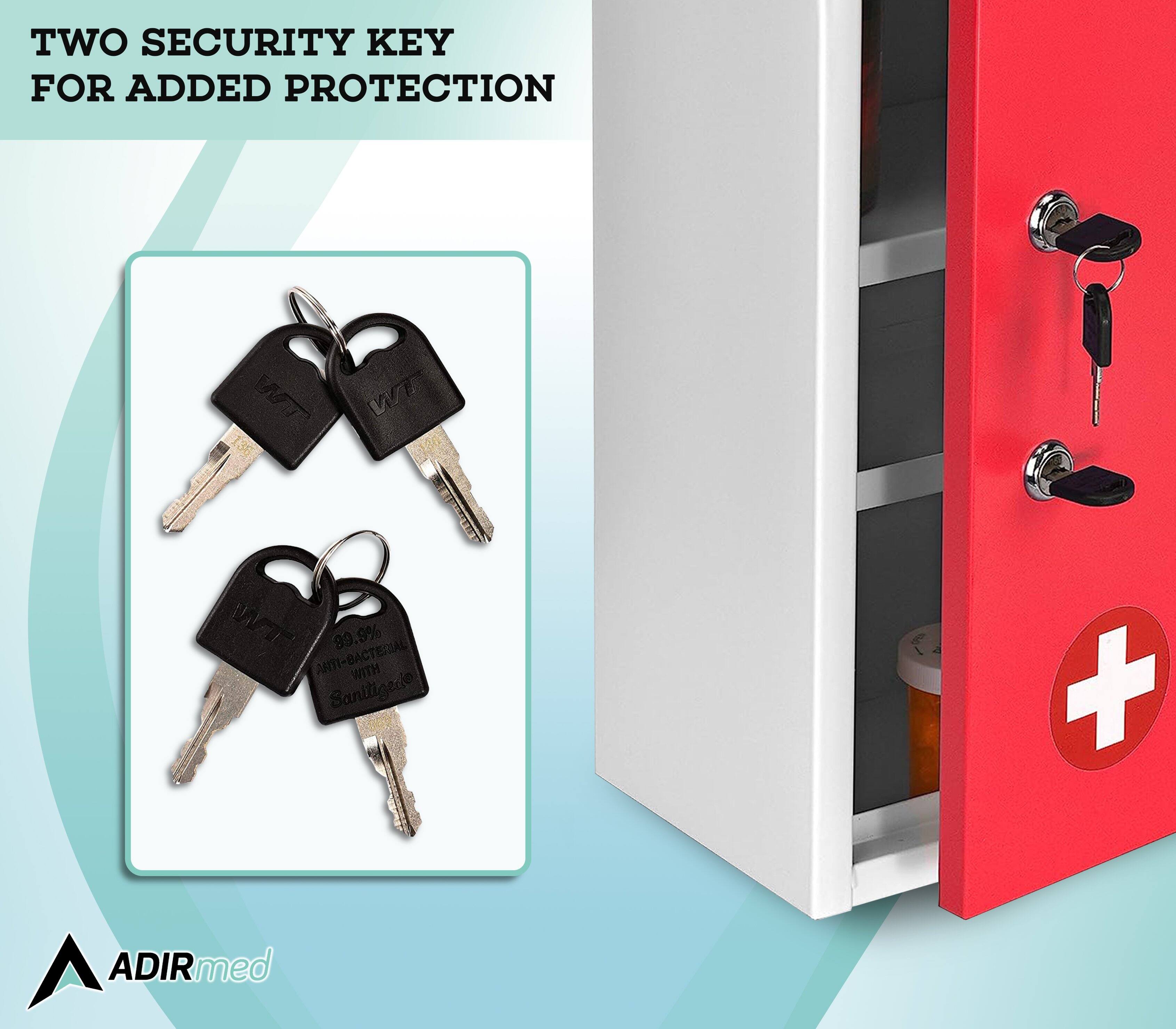 TWO SECURITY KEY FOR ADDED PROTECTION WT WTE 99.9% ANTI-BACTERIAL WITH Sanitigeco 4 + ADIRmed